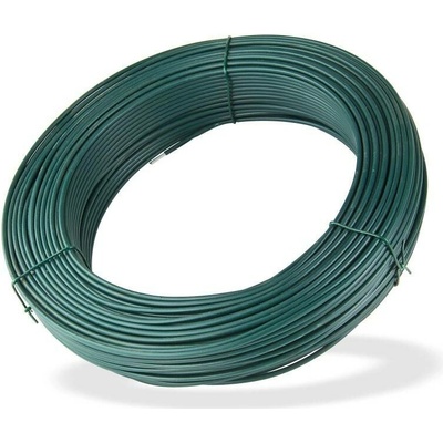 DEMA Vázací napínací drát poplastovaný 3,8 mm, délka 110 m, zelený 31307D