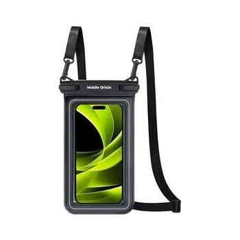 Mobile Origin Waterproof Floating Case with Small Pouch 6,8" Black/White DBXL-BLK-WHT02