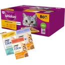 Whiskas Adult hydinový výber s kuracím morčacím hydinovým kačacím mäsom v želé 80 x 85 g