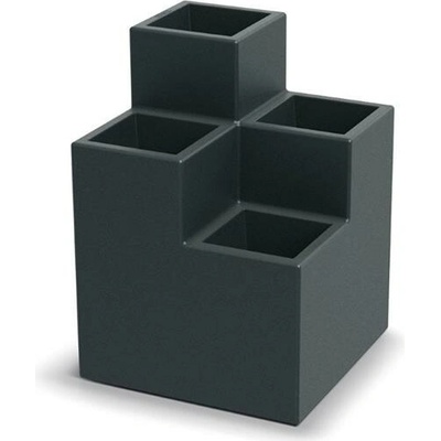 ETHICK Kvetináč CUBLA STEPA QUATRO tmavosivý 58cm