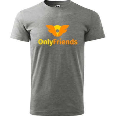 Sablio Only Friends šedé