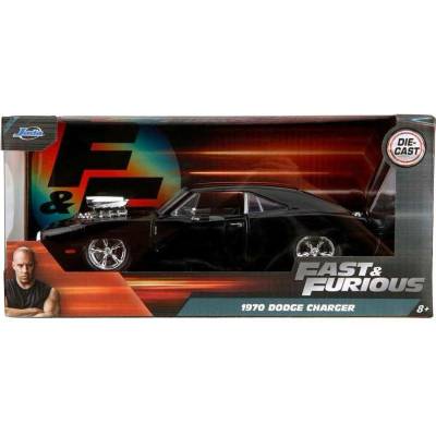 Jada DODGE CHARGER R/T 1970 černé 1:24