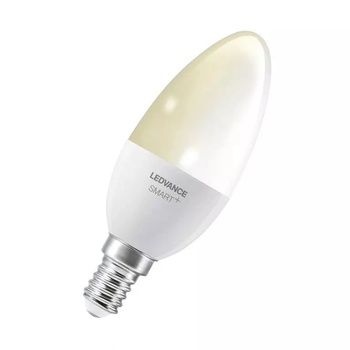 OSRAM Smart+ Bluetooth-управляван 5W 2700K E14, димируем светодиоден източник на светлина във формата на свещ (ledv4058075485211)