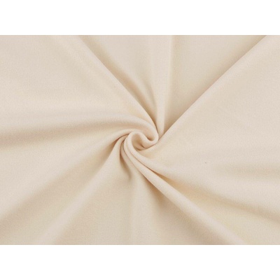Oděvní soft fleece METRÁŽ - 25 (285 g/m²) pudrová