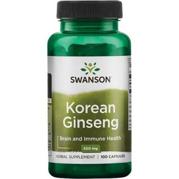Image 1 of Swanson Korean Ginseng 500 mg [100 капсули]