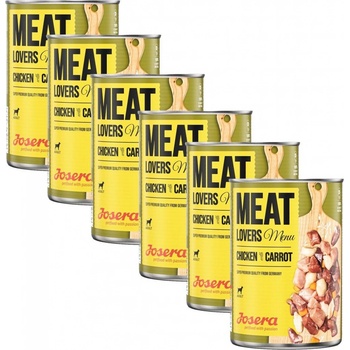 Josera Dog Meat Lovers Menu Chicken with Carrot 6 x 400 g