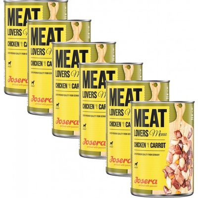 Josera Dog Meat Lovers Menu Chicken with Carrot 6 x 400 g