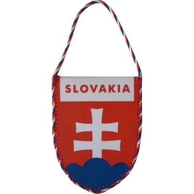 Erb stolový SLOVENSKO 9x7cm - červený