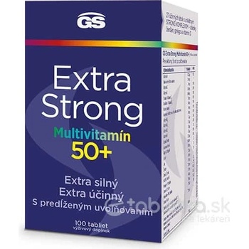 GS Extra silný Multivitamín 50+ 100 tabliet