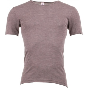 Engel Мъжко копринено термобельо Engel Undershirt S/S Merino base layer - Walnut - размер 54/56 (EU) (014-0596-0313)