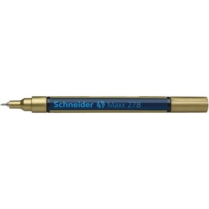 Schneider Лаков маркер, 0, 8 мм, SCHNEIDER "Maxx 278", златен 127853 (127853)