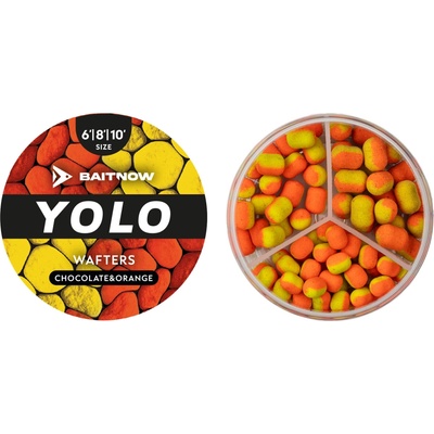 BaitNow Wafters Method Feeder Yolo 6/8/10 mm 24 g Chocolate-Orange