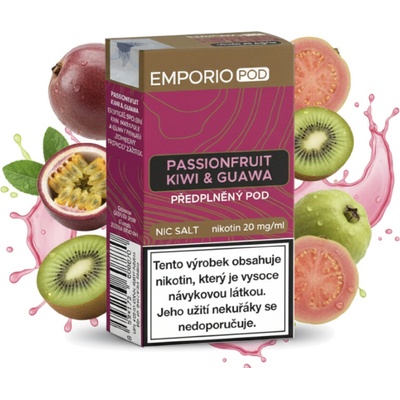 Emporio Pod kapsle Passionfruit Kiwi & Guava 20mg