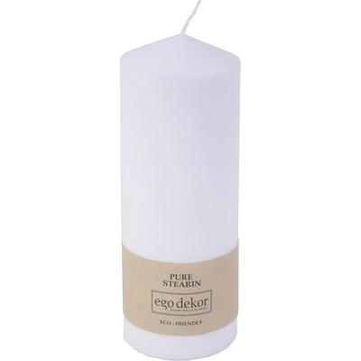 Ego dekor Бяла свещ Връх, време за горене 30 ч. Eco - Eco candles by Ego dekor (ZBC-3771032)