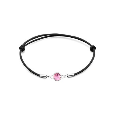 Nubis stříbrný s Crystals from Swarovski Light Rose SX129-LR