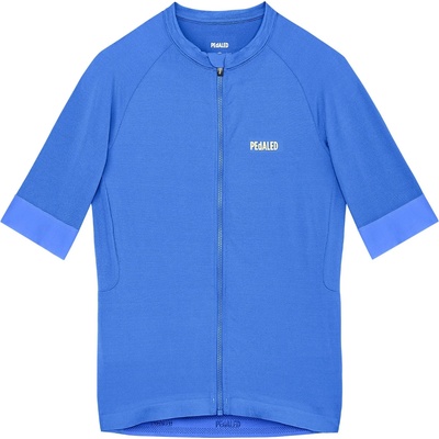 Pedaled Мъжка фланелка с къс ръкав за колоездене Pedaled Element Lightweight Jersey Cycling jersey - Blue (056-4239-0113)