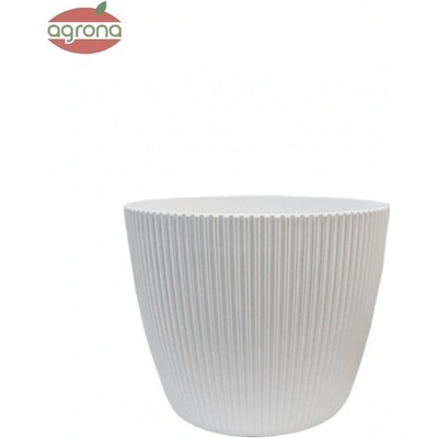 Lamela Kvetináč Magnólia Jumper plast 14 x 12 cm biely