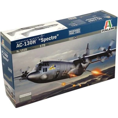 Italeri Model Kit Lockheed AC 130H Hercules Spectre letadlo 1310 1:72