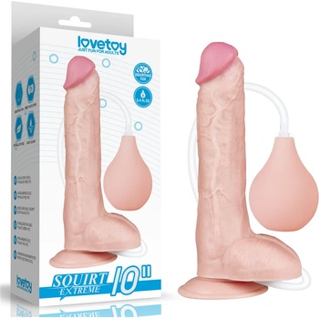 Image 1 of Lovetoy Squirt Extreme Dildo 10" Skin