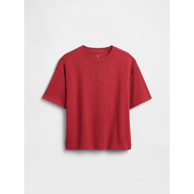 GAP dětské oversize tričko červená