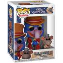 Sběratelské figurky Funko POP! 1456 Movies: The Muppet Christmas Carol - Charles Dickens with Rizzo