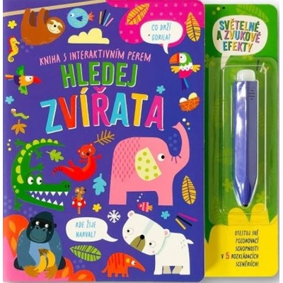 Kniha s interaktivním perem Hledej zvířata – Hledejceny.cz