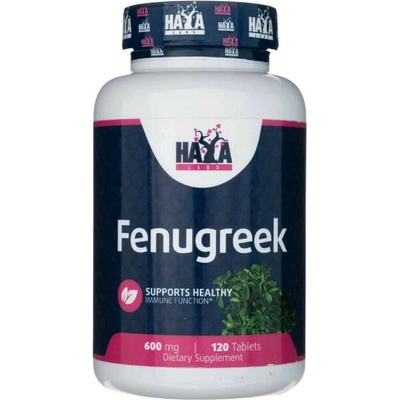 Haya Labs Fenugreek 600 Mg 120 tabliet