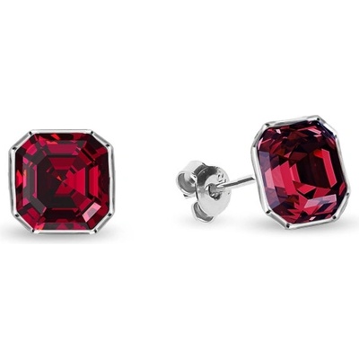 Spark červené se Swarovski Elements Imperial Studs K44806SC Scarlet