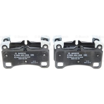 BOSCH Sada brzdových platničiek kotúčovej brzdy 0986494205