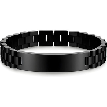 HARAHU Мъжки гривна ax-38434 - Черна / 21см / 12мм kp38434 (ax-38434)