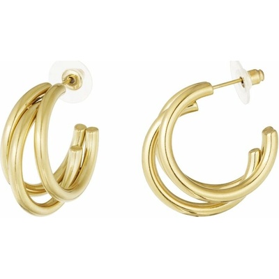 ORNAMENTI Pozlacené náušnice Triple Hoops gold OOR800026