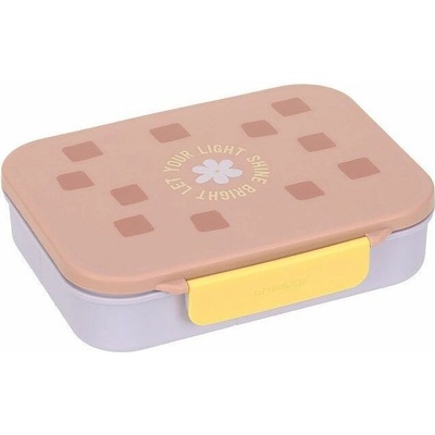 Lassig Bento Desiatový box Pattern Party rose/lilac