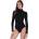 Термо боди-поло в черно - бикина