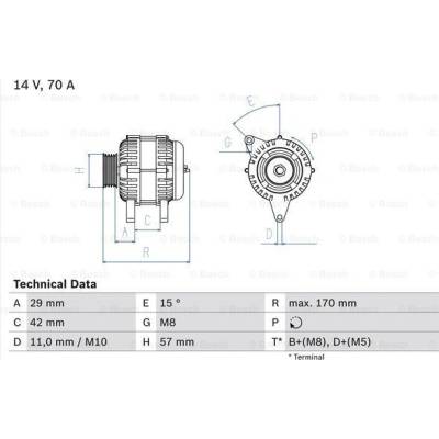 Alternátor BOSCH 0 986 049 960