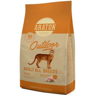 ARATON Cat Adult Outdoor Poultry 1,5 kg