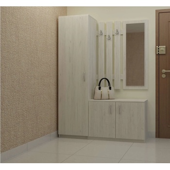 DST Портманто Prince-dst, бял дъб