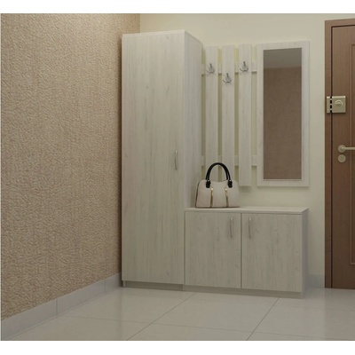 DST Портманто Prince-dst, бял дъб