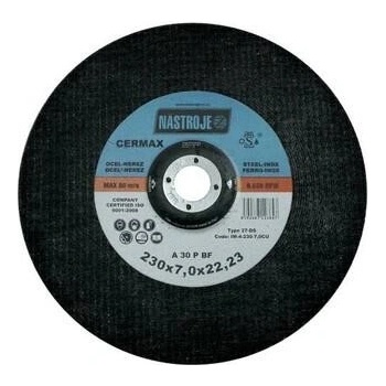 Nástroje cz Kotouč brusný 230 x 7 x 22 mm IM-4-230-7,0CU