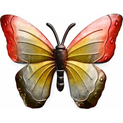 Textilomanie AKCE Nástěnná kovová dekorace motýl BUTTERFLY 40 cm - MIX BAREV II.jakost