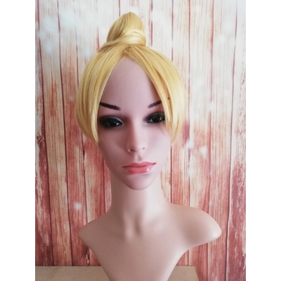 Tinker Bell cosplay krátká paruka žlurá blond