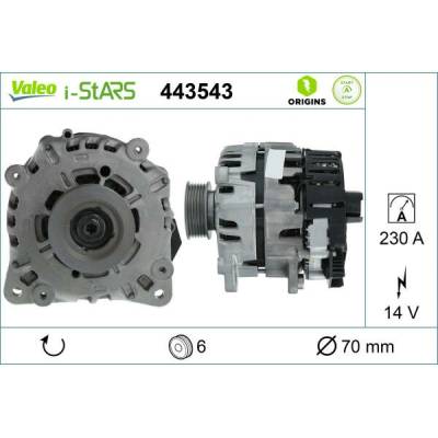 Generátor startéru VALEO 443543