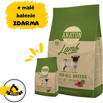 Araton dog Junior lamb pre šteniatka 15 kg