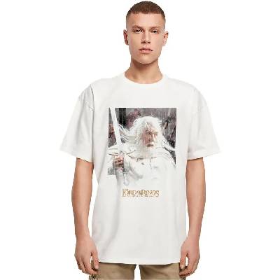 Тениска Merchcode Lord Of The Rings Gandalf Oversized short sleeve T-shirt - White (Ready For Dye)