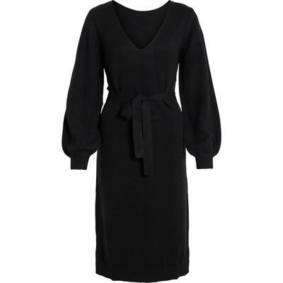 VILA Плетена рокля 'ril' черно, размер m