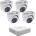 HIKVISION Комплект 4 бр. 2Mpx HD камери с DVR, преходници и захранване