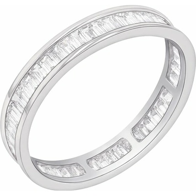 Eppi Eternity prsteň s baguette diamantmi Agathon R42912