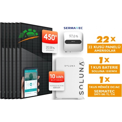 Amerisolar Sermatec 450W Soluna 10kWh