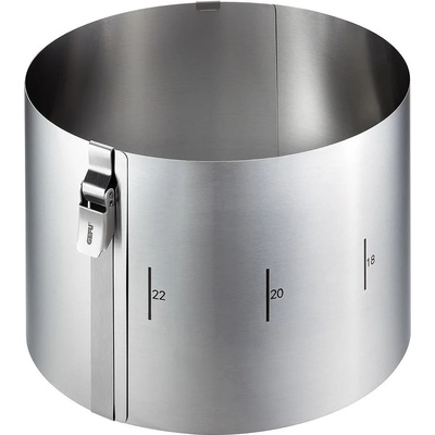 GEFU Кръгла форма за торта GEFU TONDO CLIP с регулиране - Ø16 -> 30 x h15 см (GEFU 14301)