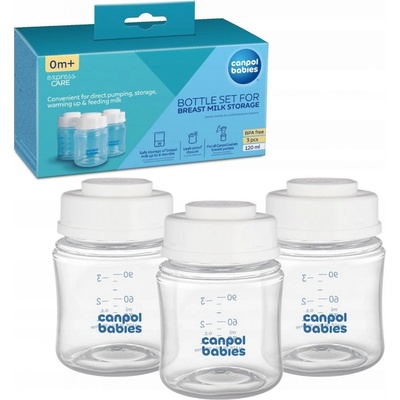 Canpol babies Express Care Bottle Set For Breast Milk Storage 3x120 ml