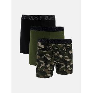 Under Armour Мъжки боксерки Under Armour M UA Perf Cotton Nov 6in (3 бр. ) Under Armour | Zelen | МЪЖЕ | XS